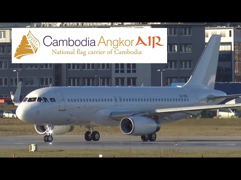 CAMBODIA ANGKOR AIR // Airbus A320 XU-356 // *All White* // Departure from Hamburg