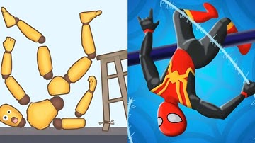 Kick & Break VS Ragdoll Dismount : Fall Break Satisfying ASMR GamePlay (Android,ios) (New Update)