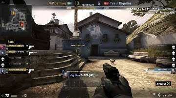 NiP vs Dignitas on de_inferno @ Mikz Challenge Grand Finals (CS:GO NiP vs DIG) Game 2