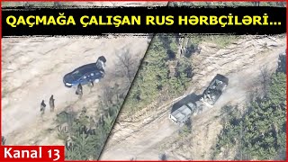 Oğurladıqları Texnikalar Ilə Qaçmağa Çalışan Rusların Görüntüləri