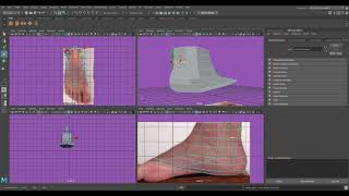 Making a Basic Foot Mesh in Maya