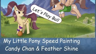 My Little Pony: Speed Drawing: Candy Chan Feather Shine.