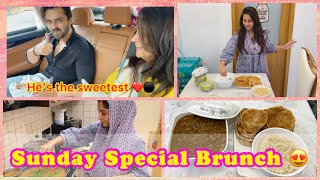 Cooking Special Sunday brunch for  everyone 😍|My Recipe for Amritsari Chole| Dipika Ki Duniya