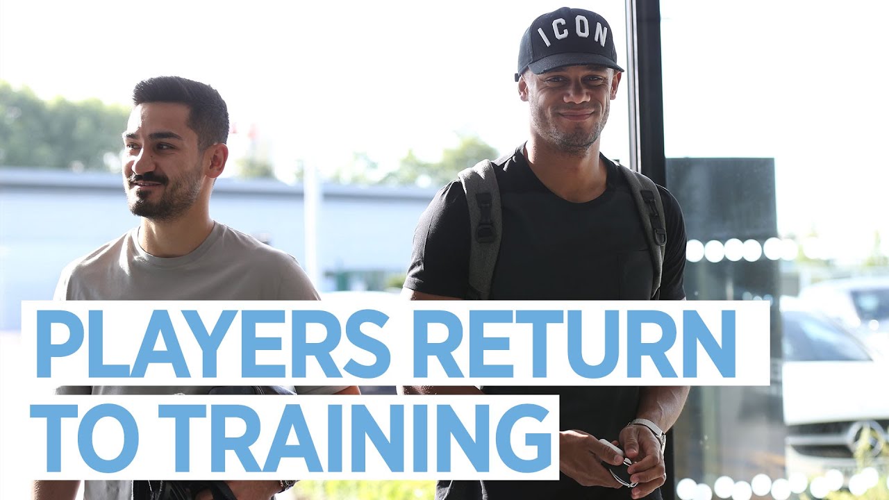 man city players 2017 CITY PLAYERS RETURN TO TRAINING!