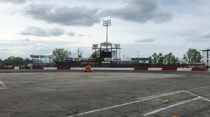 Eddie VanMeter testing a Must See Racing Wing Spri...
