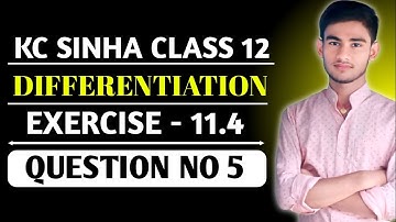 Kc shina class 12 Ex11.4 | Question No 5 Ex 11.4 Class 12 Math | KC SINHA EX 11.4 | Ex 11.4 Q5