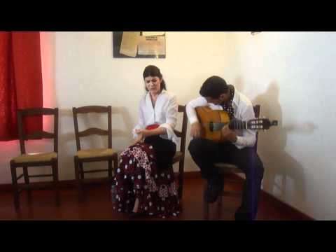 FABIOLA SANTIAGO POR MALAGUEA Y ABANDOLA CON FCO SANTIAGO A LA GUITARRA ...