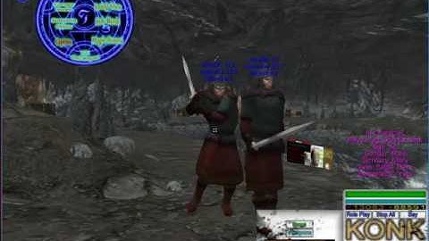 konk Cleric and Knight Versus Goblin Npcs Part 1!!!