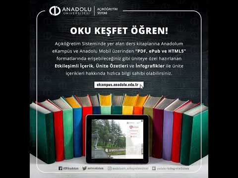 طريقة تحميل الكتب من موقع جامعة اناضولو ekampus #anadolu#