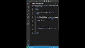 HTML StrikeThrough vs Delete Tag in Tamil #htmlintamil #html5tutorial #html