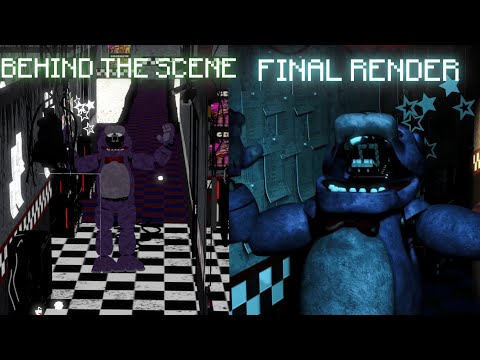BEHIND THE SCENE "POV: it's 6am" COMPARAISON + EXTRA SCENES (FNAF BTS Animation)