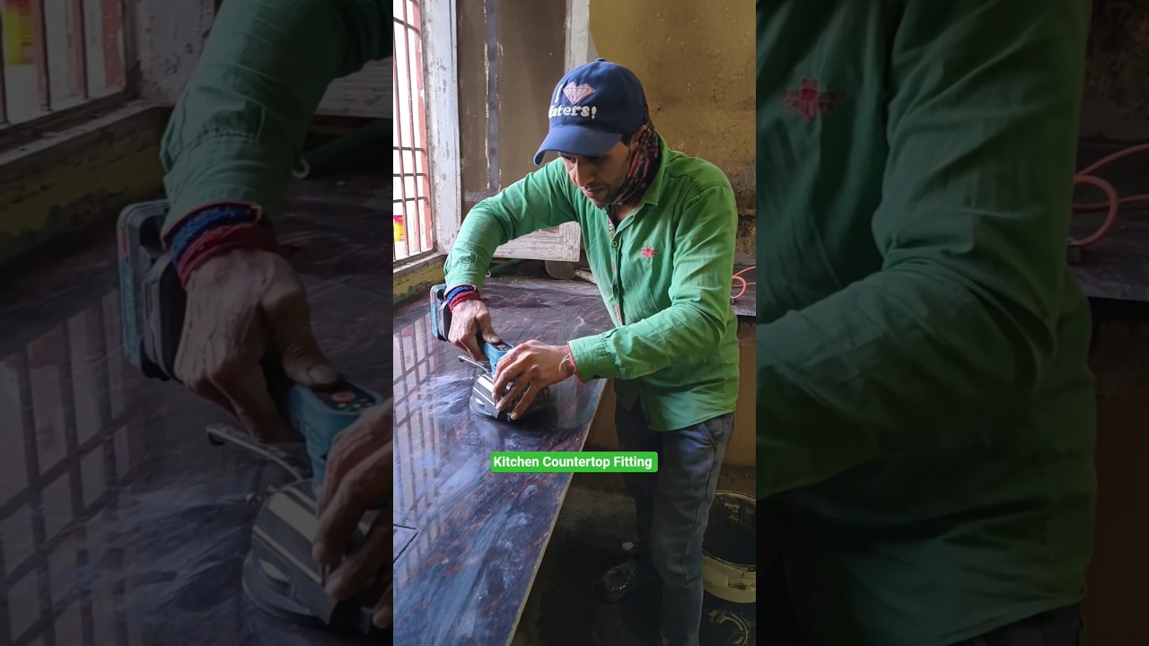 Granite Installation in Kitchen 💫🔥