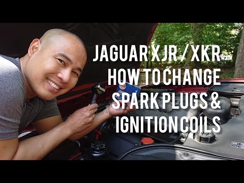 Jaguar XJR XKR XJ8 XK8 – How To Change Install Spark Plugs, Ignition Coils & Clean Throttle Body DIY
