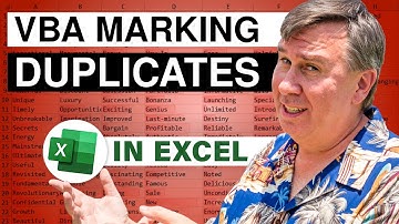 Excel - VBA: Marking Duplicates with a Formula-Based Solution - Episode 1211.215