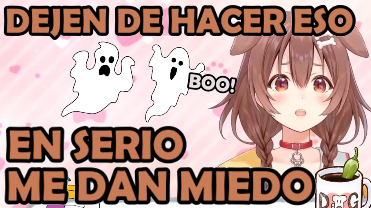 El chat ASUSTA a Korone con su MIEDO a los FANTASMAS 👻 [Sub Esp] [Hololive]