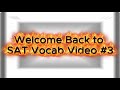SAT vocab Sample 3