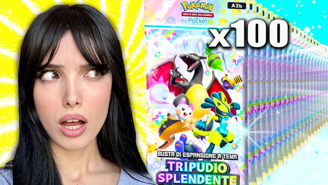Ho Aperto 100 Bustine POKEMON su TCG Pocket | Tripudio Splendente - YouTube