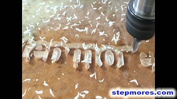 stepmores cnc router 3D words engraving acrylic/Acrylic lettering