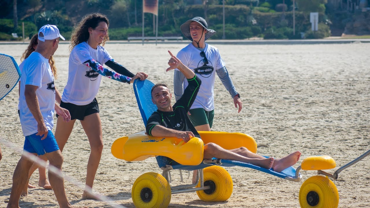 Surfing in Israel for people with disabilities