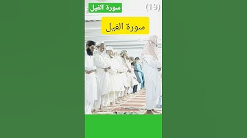 أَلَمْ تَرَ كَيْفَ فَعَلَ رَبُّكَ بِأَصْحَابِ الْفِيلِ  #سورة_الفيل           #بهادرخان