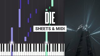 die - lucidbeatz - Piano Tutorial - Sheet Music & MIDI Resimi