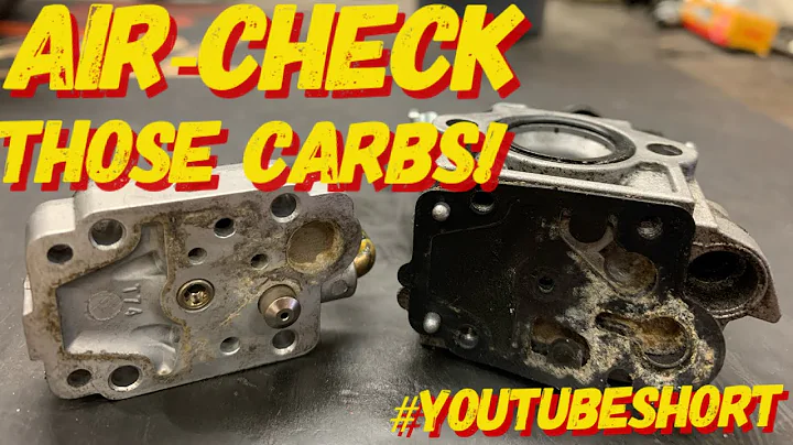 HOW TO AIR-CHECK 2 CYCLE CARBURETORS #SHORTS #YOUTUBESHORTS