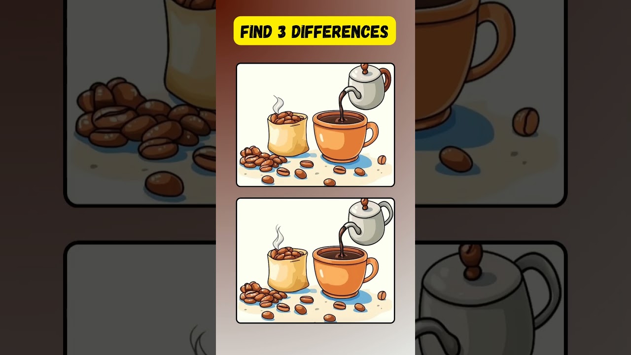 ONLY people with good eyes can find the differences!! 