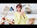 【かぎ針編み】余り糸でリップとちょっとした必需品だけ入れれる小さいポーチを作りました！プレゼントにもおすすめだよ~ How to crochet micro pouch .~