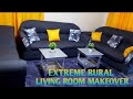 EXTREME RURAL LIVING ROOM MAKEOVER