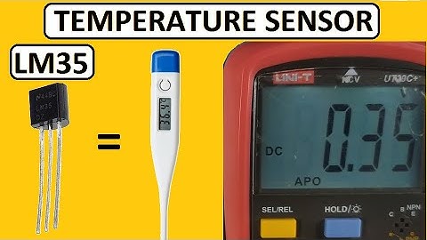TEMPERATURE SENSOR, THE LM35
