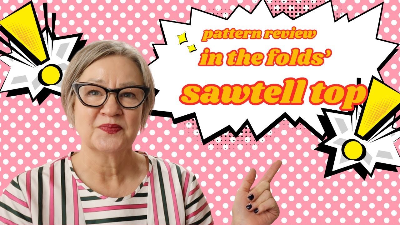 Обзор выкройки: топ «Sawtell» в сгибах