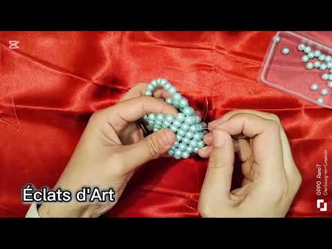 Beaded DIY توندونس 2024 توزيعات العروسة لي دايرة حالة في المواقع شكل جديد يصلح مشروع ناجح