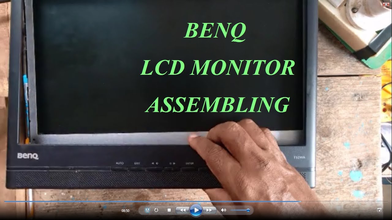 LCD MONITOR ASSEMBLING || BENQ MODEL T52WA - YouTube