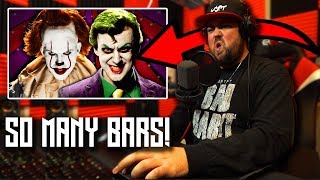 RAPPER REACTS to The Joker vs Pennywise | Epic Rap Battles Of History