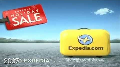 Evolution of the Expedia "DOT COM!" Jingle 2001-2010; 2012