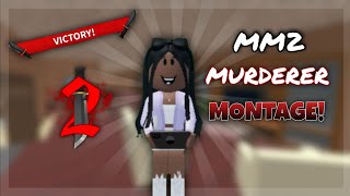 MM2 MURDERER MONTAGE! | Roblox Murder Mystery 2 by strawberry 148 views 2 months ago 8 minutes, 41 seconds