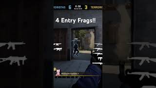 4 Fast Entry Frags. 3 Headshots