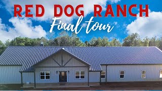 Red Dog Ranch Barndominium: Final Tour of a Stunning 3 BR / 3 BA / 3745 sq ft Custom Barndominium