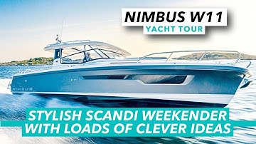 Stylish Scandi weekender with loads of clever ideas | Nimbus W11 yacht tour | Motor Boat & Yachting