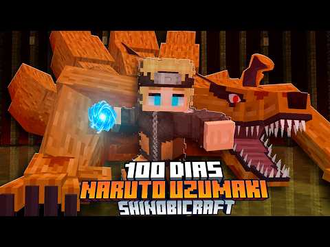 It Took Me 100 Days to Tame the NINE-TAILED FOX in Minecraft!