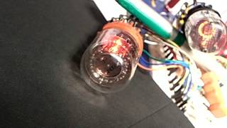Russian A-201 Polyatron driving Nixie - faster plus side-view