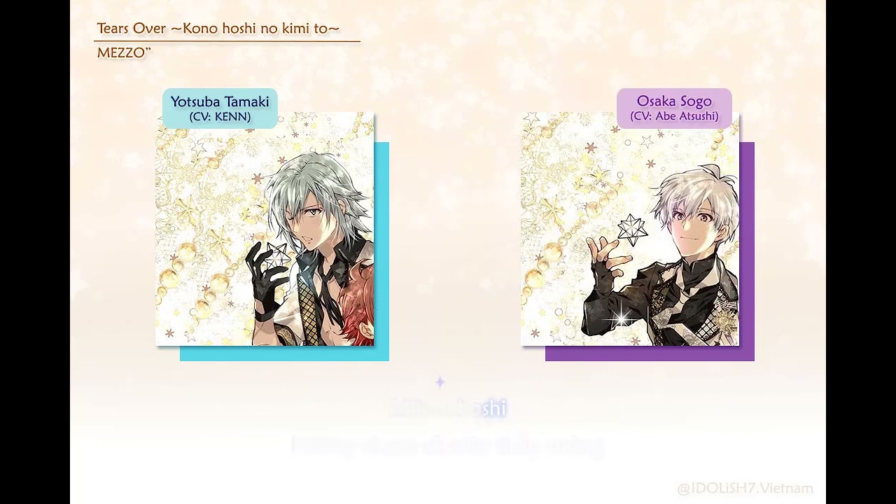 [Vietsub/Romaji] Tears over~Kono hoshi no Kimi to~ - MEZZO"