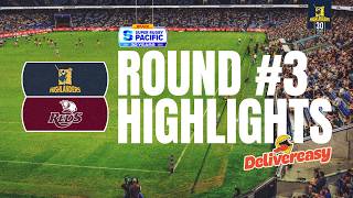 HIGHLANDERS V REDS | SUPER RUGBY PACIFIC 2026 ROUND 3 | DELIVEREASY HIGHLIGHTS