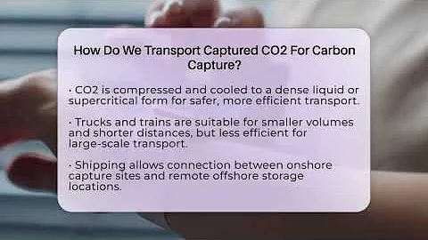 How Do We Transport Captured CO2 For Carbon Capture? - Talking Tech Trends