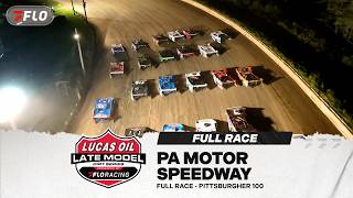 FULL RACE: Lucas Oil Late Model Dirt Series "Pittsburgher 100" at Pittsburgh's PA Motor Speedway