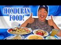 Trying HONDURAN FOOD for the First Time! | Central American Food Series
