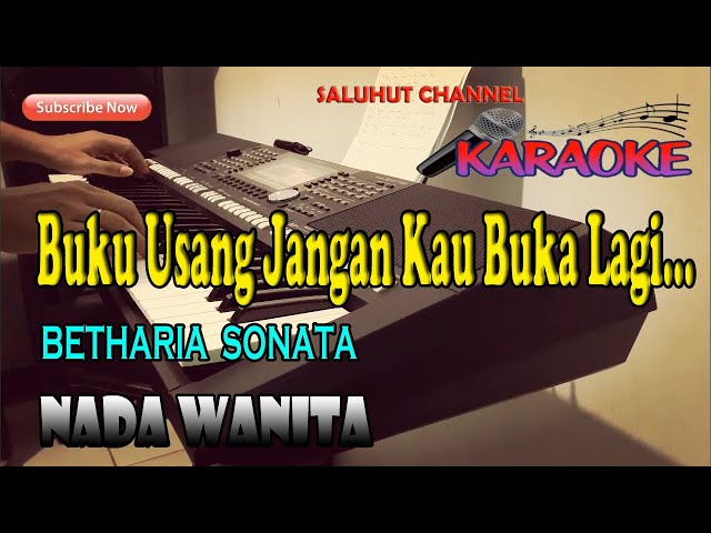 BIAR KU SENDIRI ll KARAOKE NOSTALGIA ll BETHARIA SONATA ll NADA WANITA A=DO class=