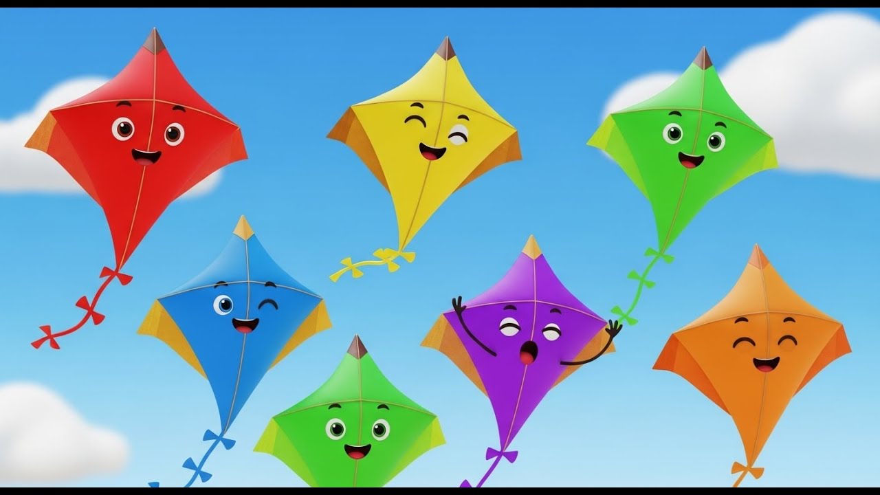 Sechs kleine Drachen fliegen, fliegen, fliegen | Fantasievolles Kinderlied & Zählen lernen