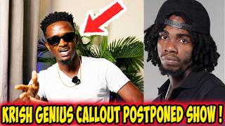 KRISH GENIUS CALLOUT ALKALINE SHOW, FAMILY PASS AWAY HATERS CRASHOUT LIES, DANCEHALL IS ONE SIDED