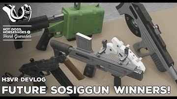 H3VR Devlog - Future Sosiggun Contest Winning Entries Brought To Life!